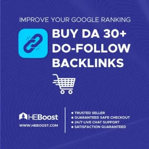 Buy DA 30+ Do-Follow Backlinks