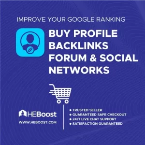 profiles backlinks forum social networks